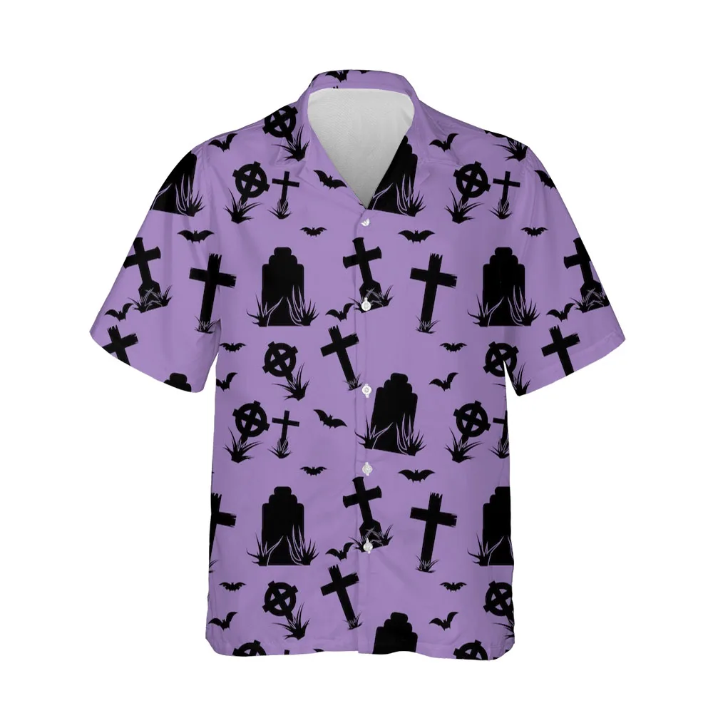 Jumeast 3D Halloween Festival Clothing Men Shirt Fashion Costume Breathable Streetwear Shirts For Men Single-breasted Blouses