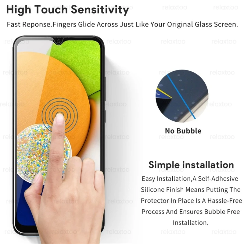 2in1 camera glass for samsung galaxy a03 2021 a 03 03a sm a035fds 6 5 phone screen protectors lens protective film guard cover free global shipping