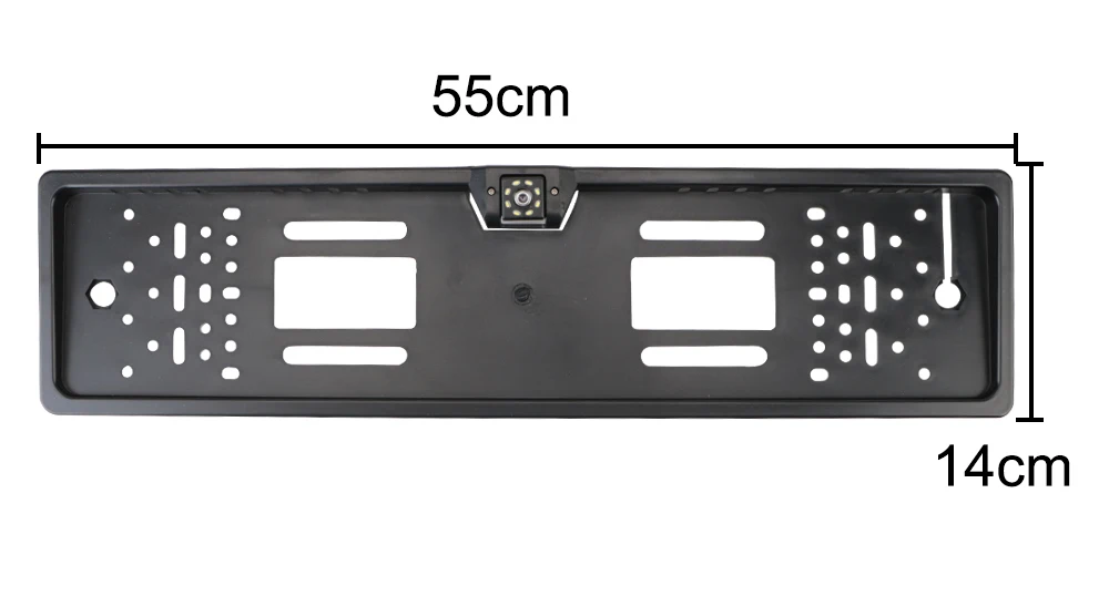 Рамка номерного знака европейского стандарта Автомобильная камера заднего вида