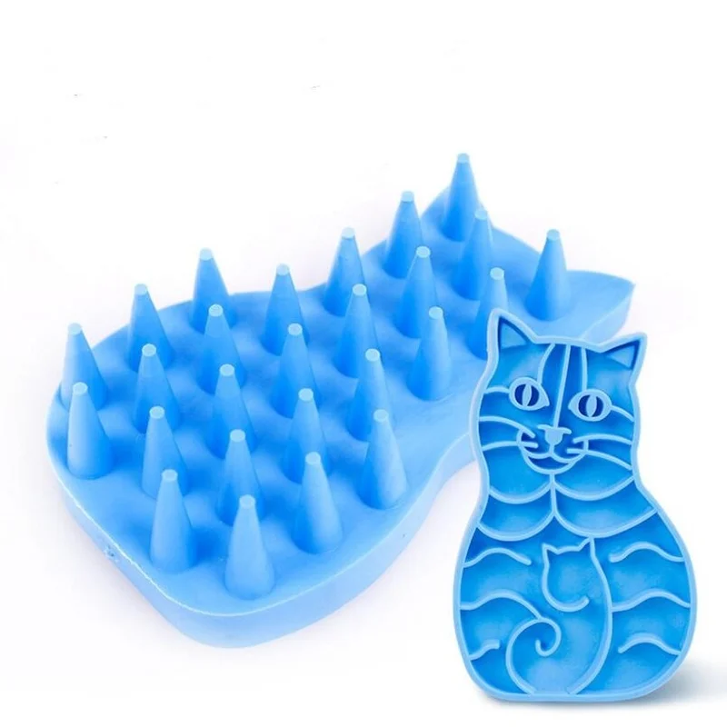 

Dog Brush Shedding Short Hair Cat Massage Fur Grooming Massaging Brush Bathing Pets Washing Comb Cleaning Pet Grooming Tool