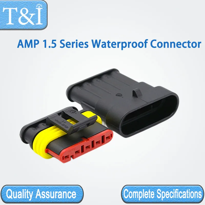 

1Set 1.5 Series AMP-1/2/3/4/5/6 Pin TE Series Electronic Connection Aviation Automobile Waterproof Male Female Connector