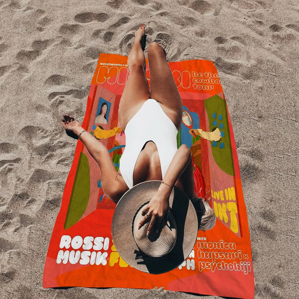 Хип-хоп певица M-Mitski мультяшное пляжное полотенце милый кавайный декор комнаты