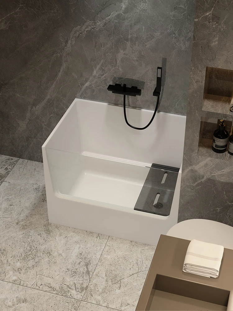 Домашняя акриловая автономная японская мини-Ванна глубокого замачивания в