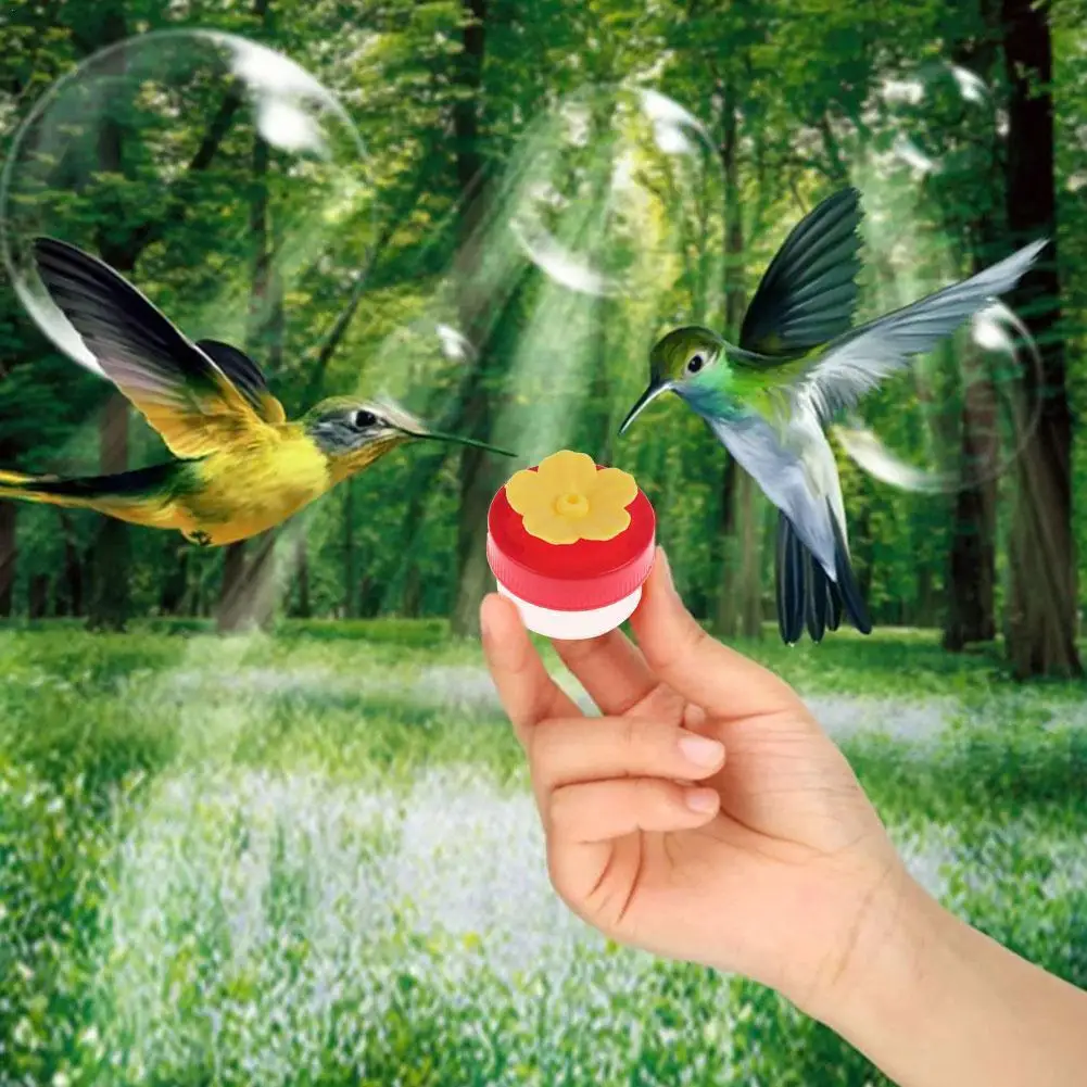

Cute Flowers Shape Handhold Bird Hummingbird Feeder Drinker Plastic Birds And Outdoor Water Cup Feeder Suction Seed Window D5v1
