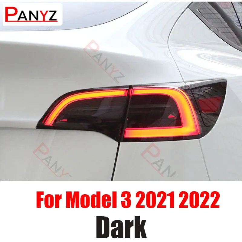 

Наклейка на переднюю фару автомобиля, 2 шт., защитная пленка для передней фары от дыма для Tesla Model 3 Y 2021 2022 TPU