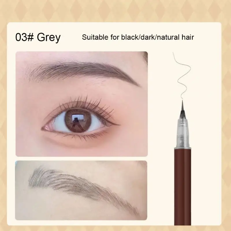 

1 шт., водостойкая жидкая ручка для бровей, 0,01 мм