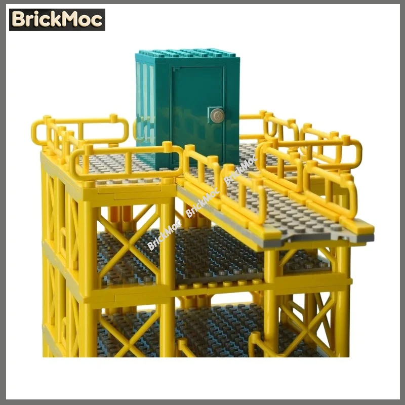 Фото Винтажная научно-фантастическая ракета для исследования Луны MOC, культовый красно-белый дизайн, стиль мультфильмов 1950-х годов, конструктор из 413 деталей для космических игр №1