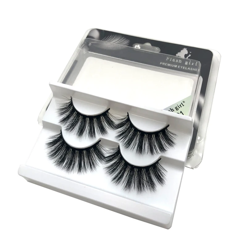 Ресницы Накладные из искусственной норки 2 пары |