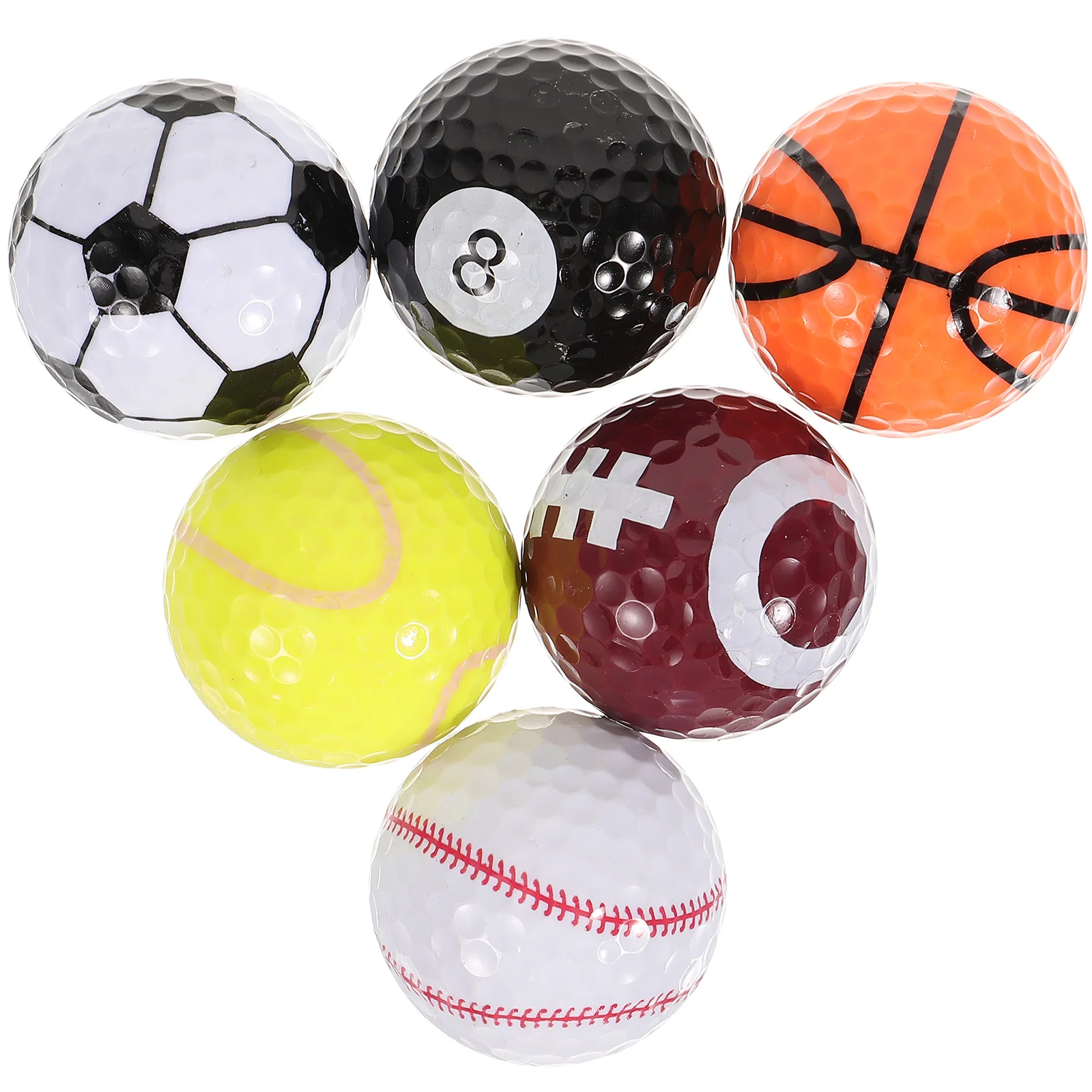 

Practice Golf Balls Backyard Bulk Colored Women Small Gift Mini Exercise Supply Training Golfing