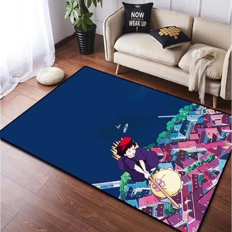 Японский ковер с аниме мультяшный декоративный коврик для комнаты гостиной