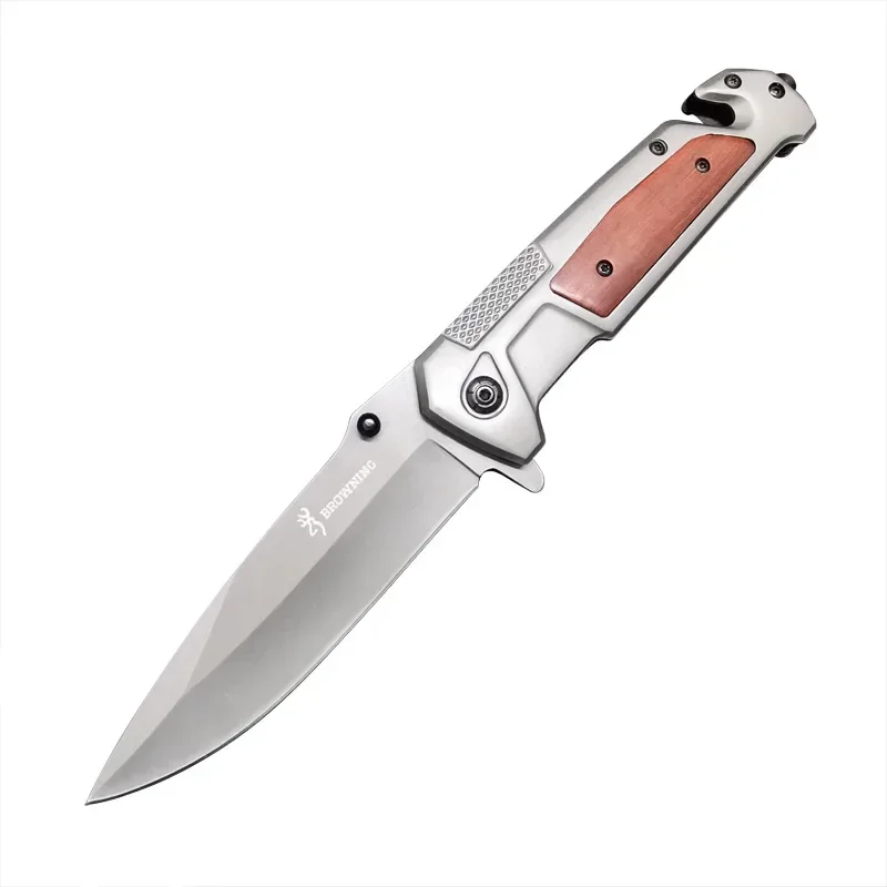 Многофункциональный высокопрочный стальной складной нож для улицы с зажимом