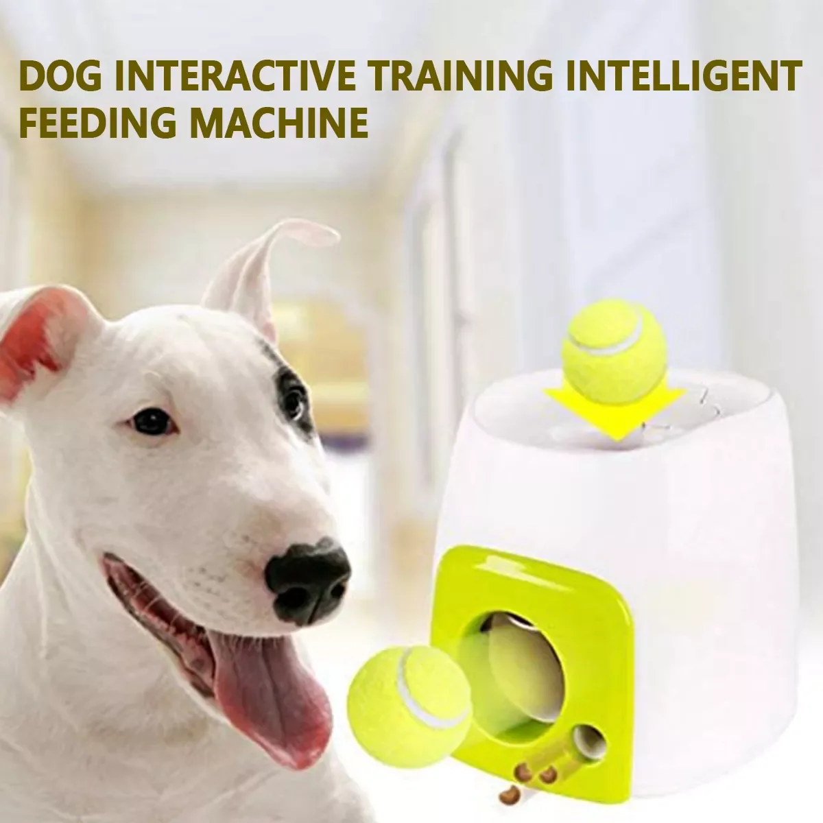 

Pet Interactive Ball Launcher Automatic Dog Ball Launcher Reusable Dogs Machine Durable Multifunctional Dog Training Toy