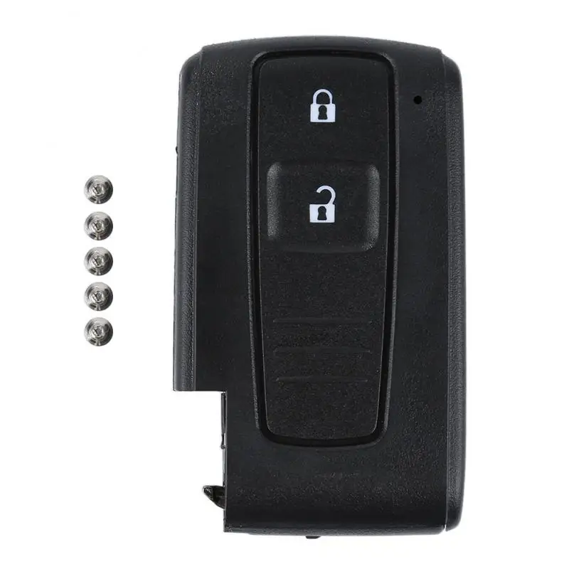 

Складной пульт дистанционного управления для Toyota Prius Corolla, 2 кнопки, оболочка, аксессуары для автомобиля, запасные части для автомобильного ключа