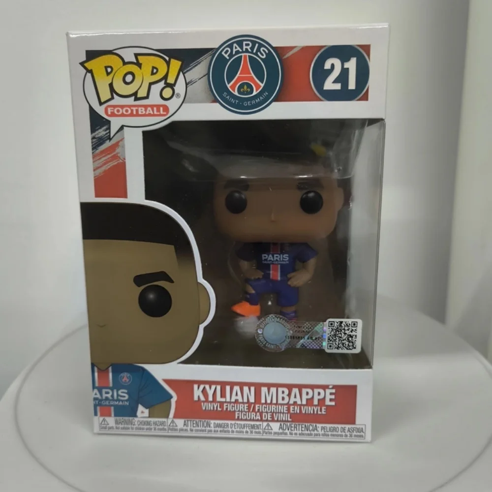 Фото Funko POP Kylian Mbappe Paris Saint Germain футбольная звезда настоящая периферийная модная игрушка фигурка фигурка подарок на день рождения №3
