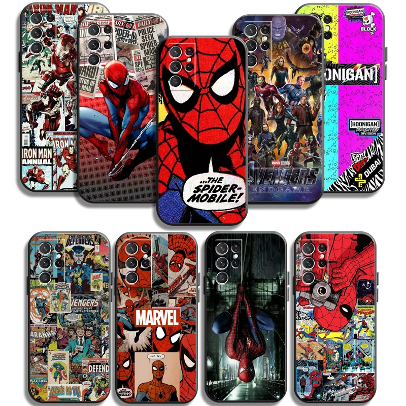 

Marvel Iron Man Phone Cases For Samsung Galaxy S22 Plus S20 S20 FE S20 Lite S20 Ultra S21 S21 FE S21 Plus Ultra Back Cover