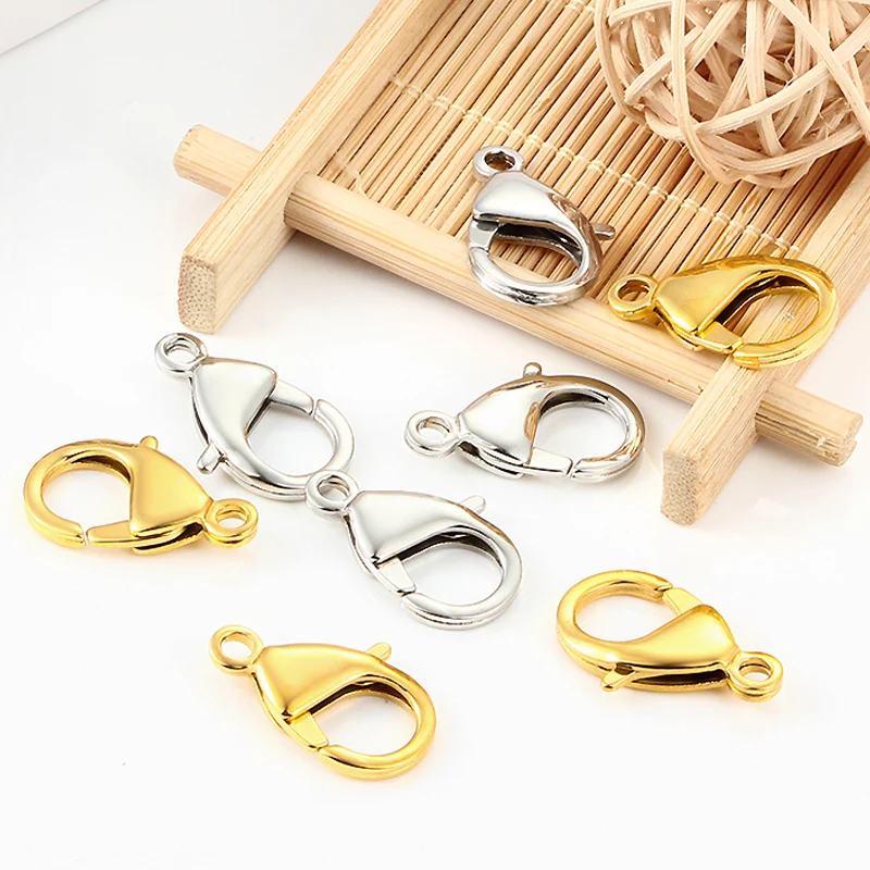 Polishing Stainless Steel 19mm 25mm Lobster Clasps Jewelry Making Supplies Accessories Connetor Bigger Chains Hooks Findings