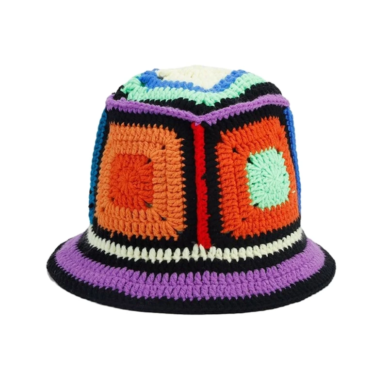 

Женская вязаная шляпа-ведро для женщин, спортивная кепка рыбака на открытом воздухе для путешествий, повседневная