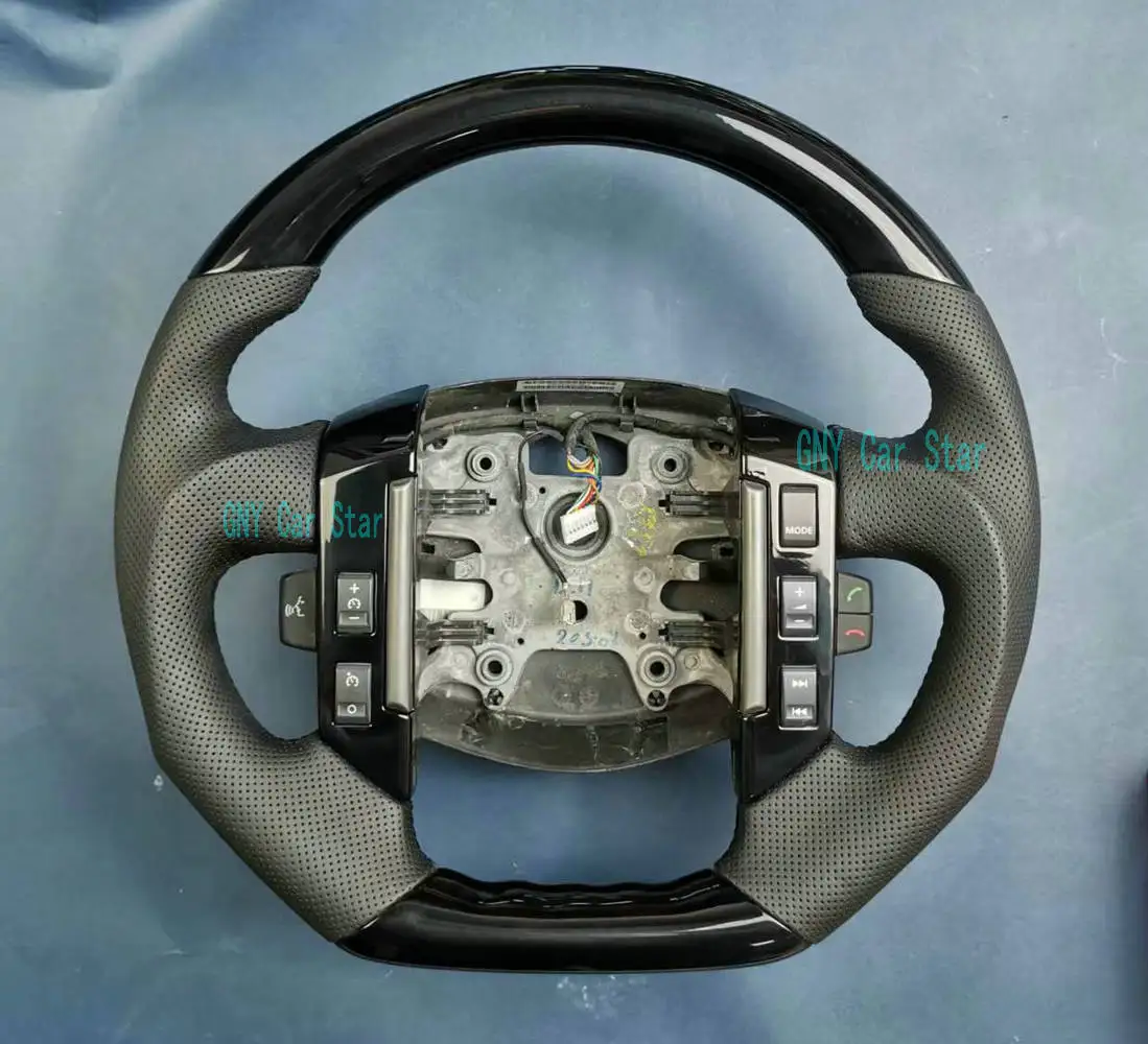 

100% настоящее углеродное волокно/деревянное рулевое колесо для Land Rover Range Rover Discovery 3