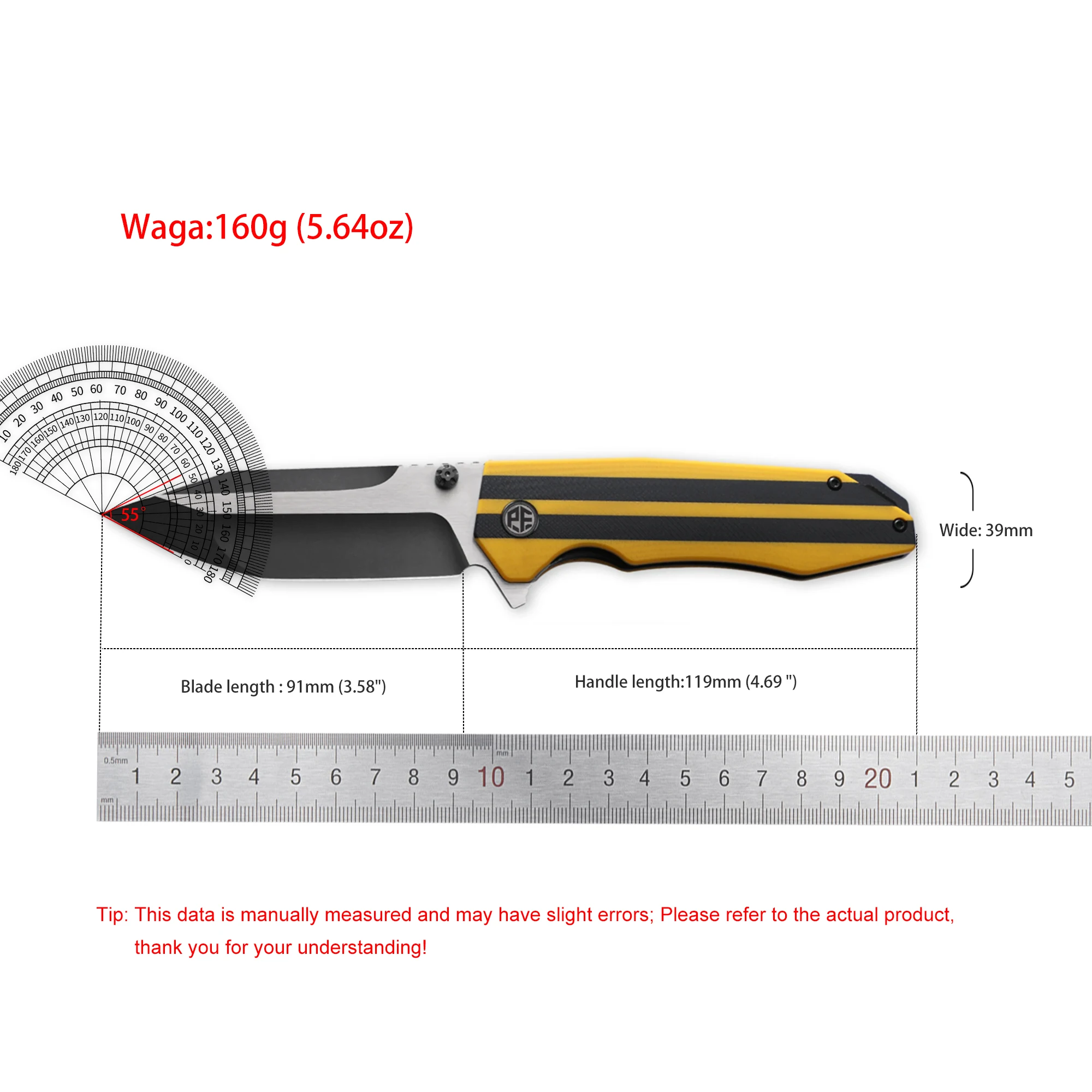 Складной нож Petrified Fish PFP08 с клинком K110 Satin и рукоятью G10, керамический подшипник, Toughbuilt, для активного отдыха, кемпинга, EDC, инструменты для выживания (art.: 3920dc0946b1e) - 3920dc0946b1e