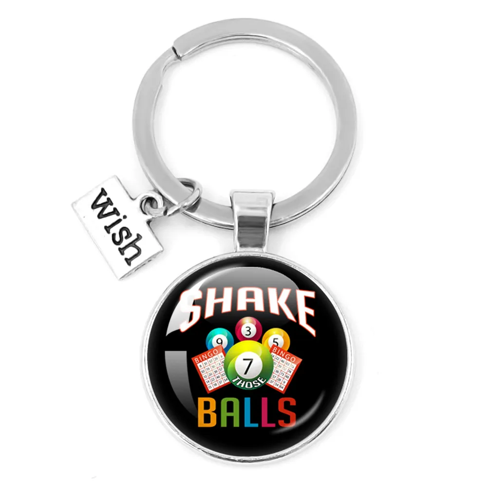 Бинго встряхните эти шары бинго королева игры в с узором стеклянная