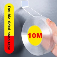 10m nano tape double sided tape transparent reusable waterproof adhesive tapes cleanable kitchen bathroom supplies tapes double
