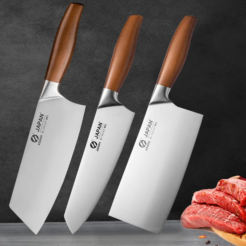 

Stainless Steel Kitchen Knives Set Meat Chopping Cleaver Fish Vegetables Slicing Butcher Knife Japanese Chef Knife Knife Kitchen