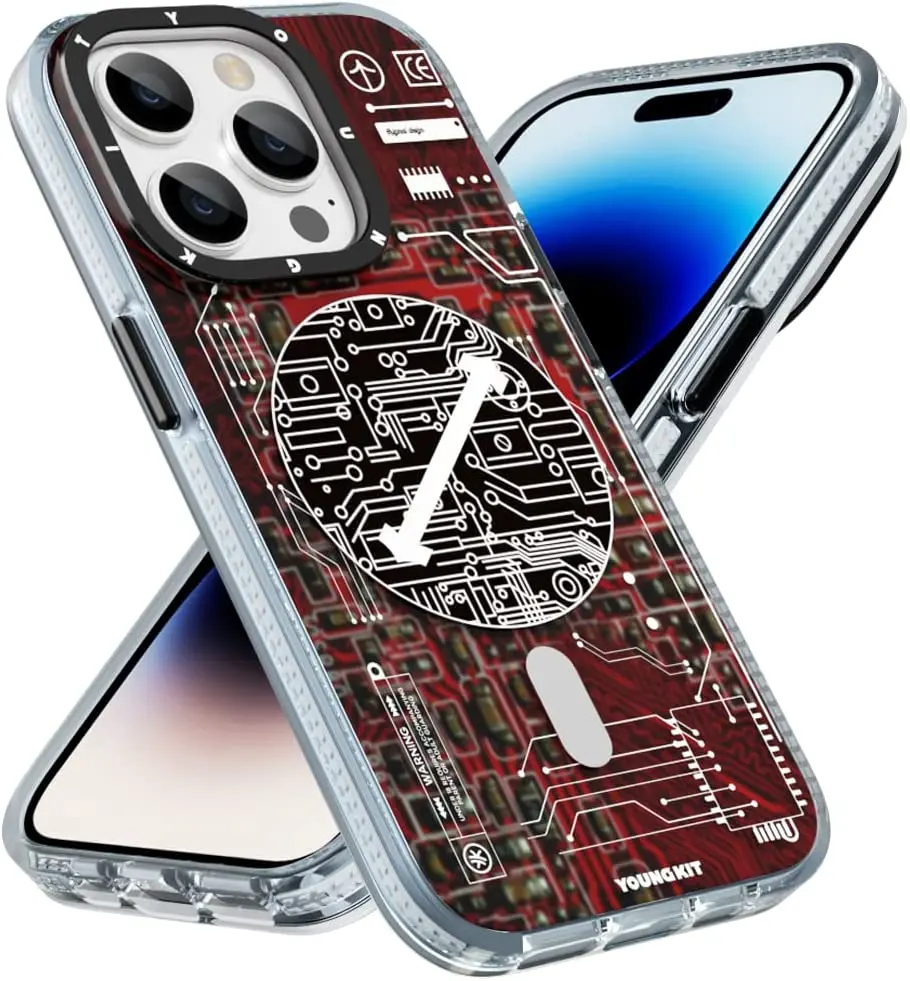 YOUNGKIT for iPhone 14 Pro Max Case Thin Compatible with MagSafe Military Grade Protection Magnetic For iphone 14 pro Case