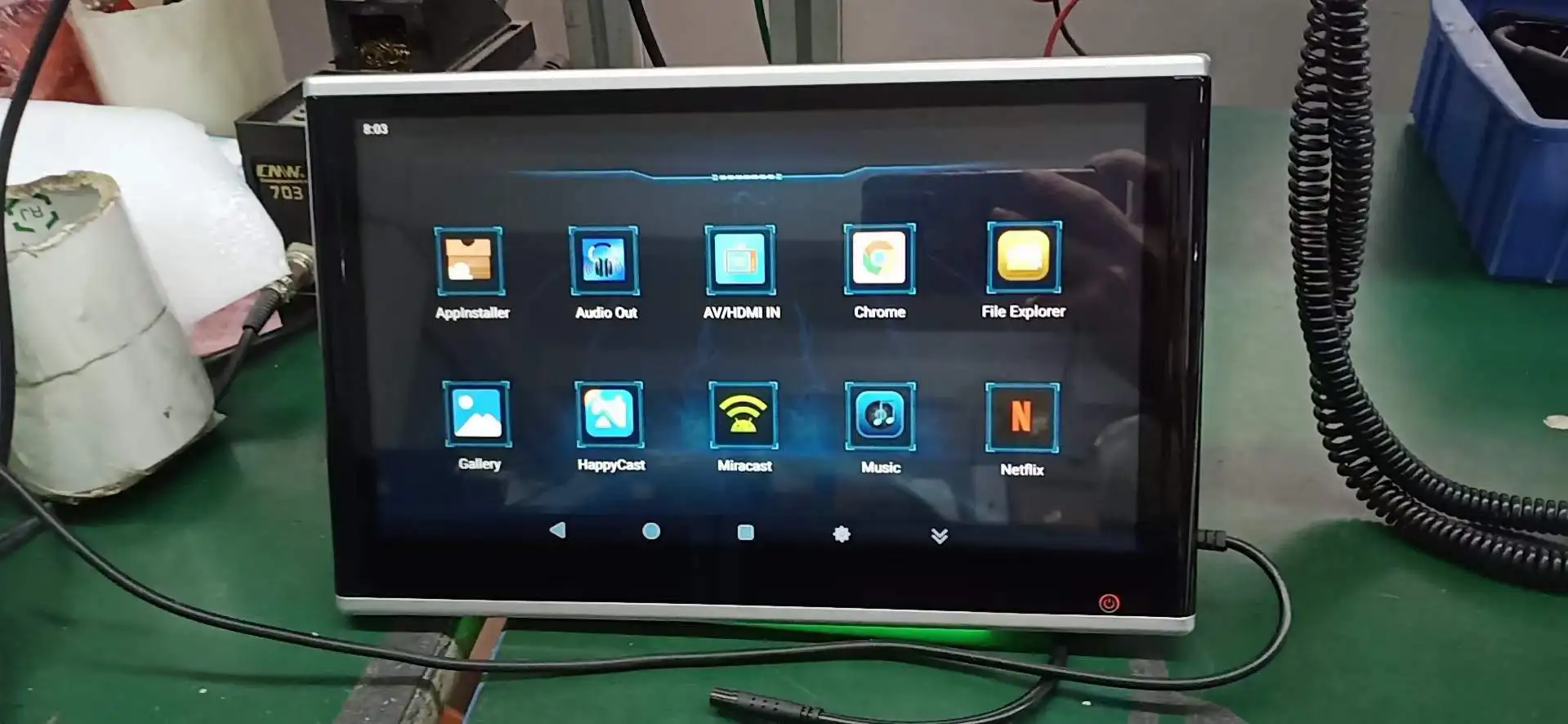 Монитор Автомобильный Универсальный на подголовник 11 6 дюйма Android 10 0 4K Wi-Fi Bluetooth USB