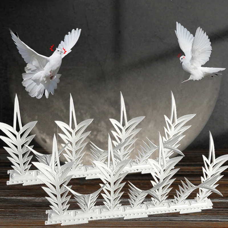 

1/6Pcs Branch-Type Plastic Anti-Bird Repellent Spikes Outdoor Gardening Decorative Fence Roof Anti-Climbing Anti-Cat Thorn