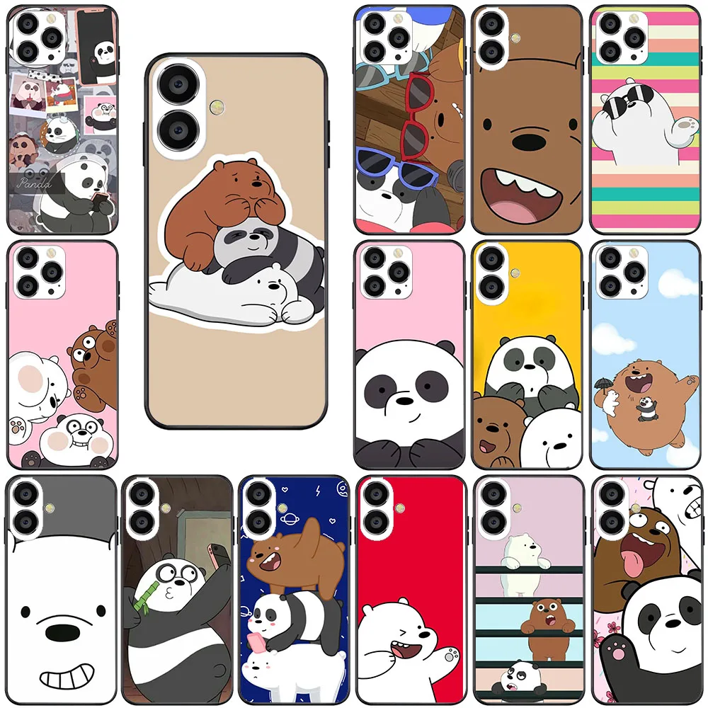 Черный чехол FR-42 Bears для VIVO Y51S Y52S Y53 Y67 V5 V5S Y71 Y75 V7 Y78 Y79 Y81 Y81i Y85 Z5X Lite Plus