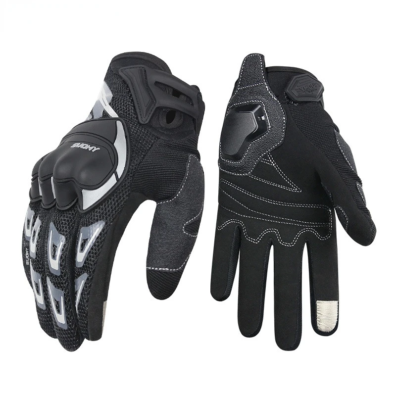 

Summer Motorcycle Gloves For Men and Women Touch screen Breathable Full Finger Moto Riding Gear Motorcycle Summer Gloves