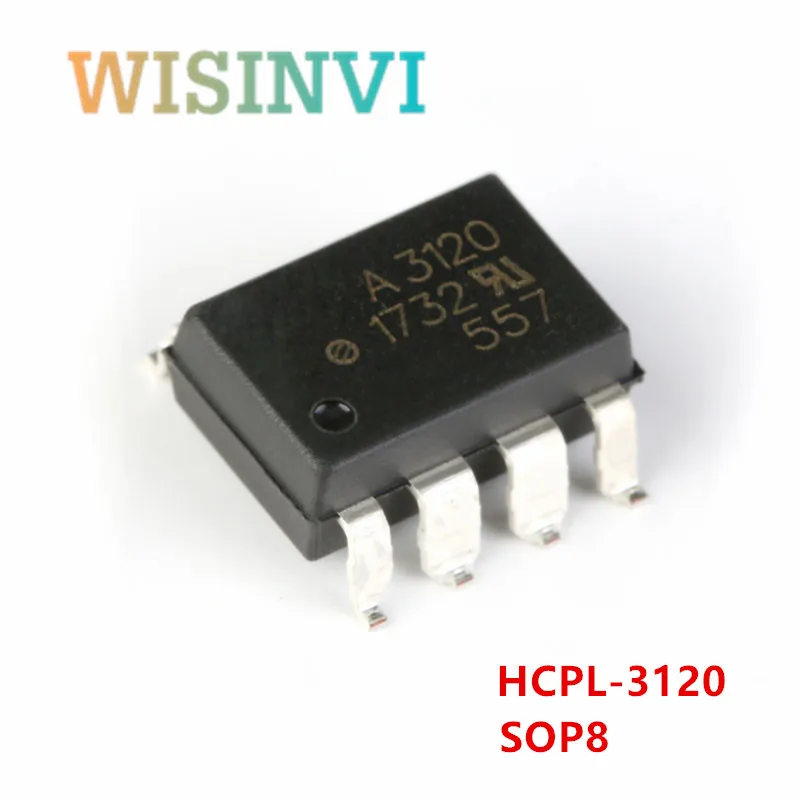 10PCS HCPL-3120 HCPL3120 A3120  HCPL-3140 HCPL3140 A3140 HCPL-3150 HCPL3150 A3150 HCPL-3180 A3180 SOP8 IGBT drive optocoupler - купить по