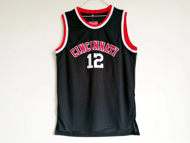 

#12 Oscar Robertson Cincinnati BASKETBALL JERSEY Embroidery Stitches Top Quality Stitched embroidery