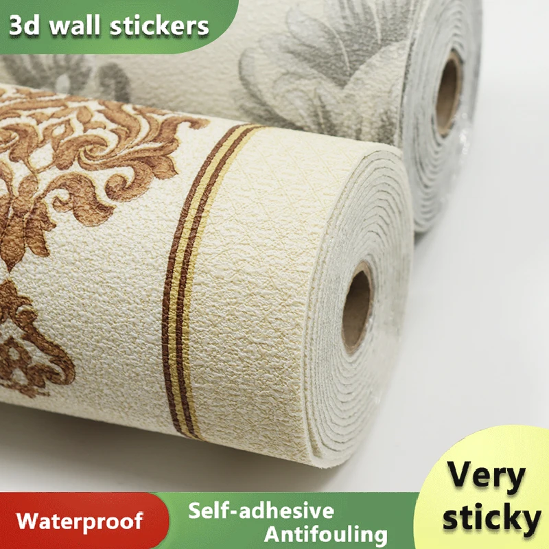 

Modern 3D Wallpaper Self-Adhesive 3D Wall Sticker Wall Panel Living Room Bedroom Children's Room TV Background Wall Decoration