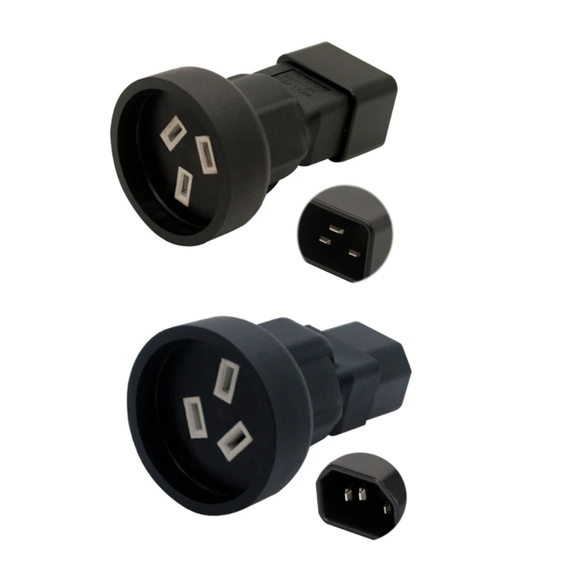 

Male to Female Power Connector Adaptor IEC320 C14/IEC320-C20 to SAA