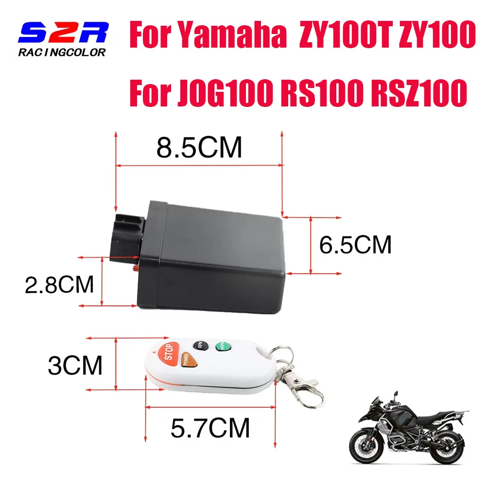 Фото Для Yamaha JOG 100 ZY100T ZY100 JOG100 RS100 RSZ100 скутер мотоцикла 8-контактный CDI система зажигания гоночный с пультом дистанционного управления №1