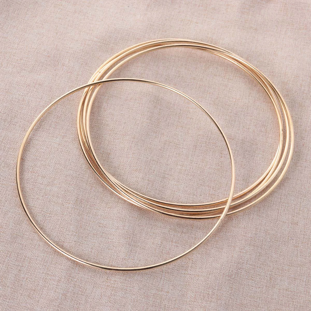 

5 Pcs Flower Garlands Macrame Frame Metal Wreath Wedding Wreath Forms Metal Frame Metal Hoop Ring Accessories