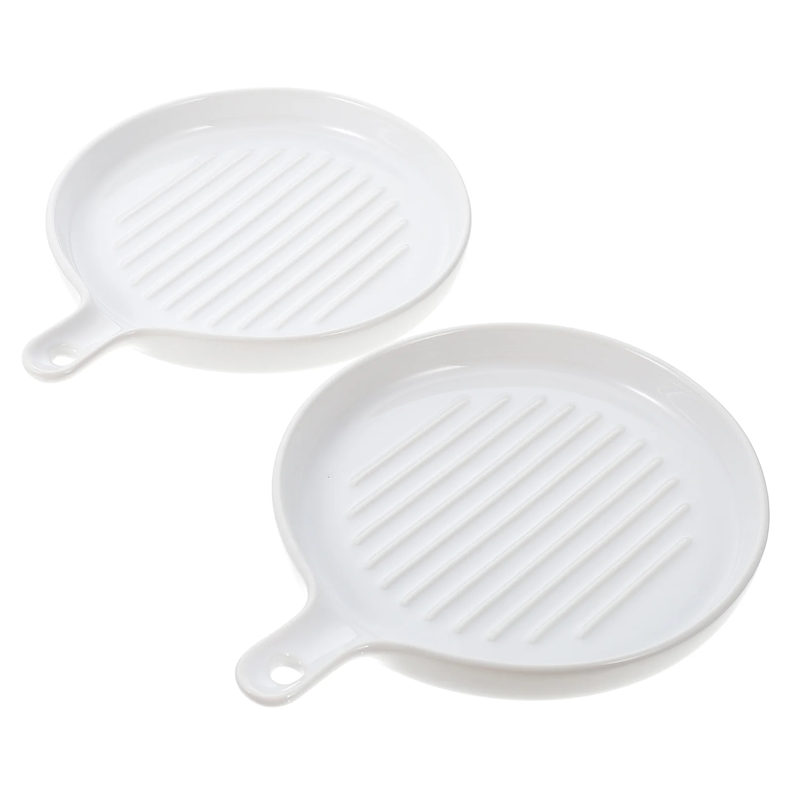 

2pcs Porcelain Dish Ceramic Oval Pans Set Breakfast Dinner Dish for Cooking Cake Dinner Kitchen Oven