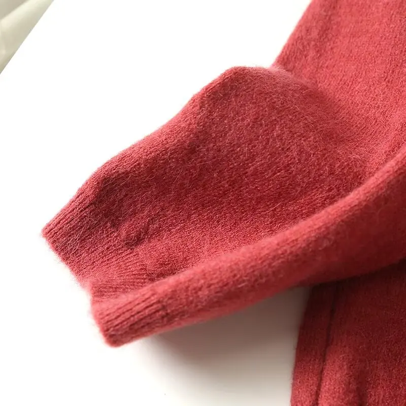 Увядливый скандинавский минималистичный модный базовый вязаный свитер пуловер