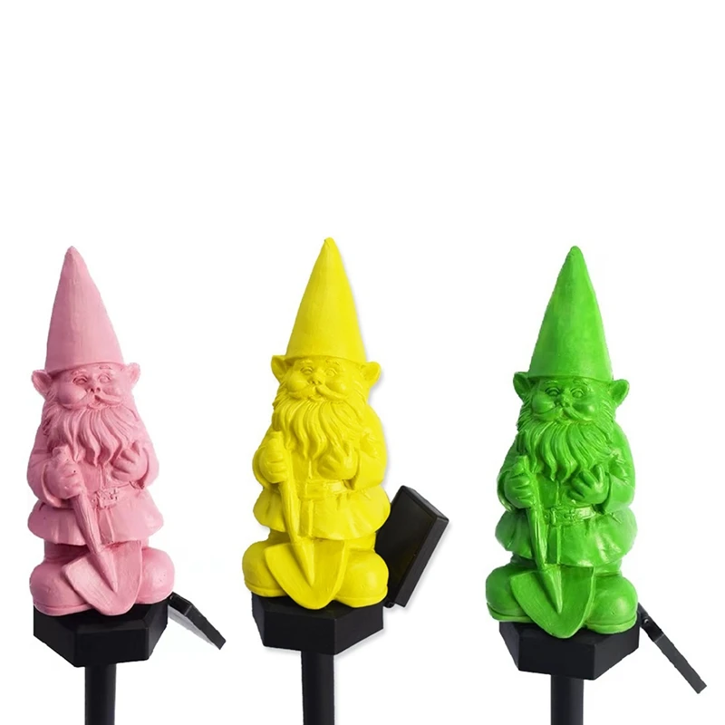 

Christmas Resin Garden Decorations Santa Christmas Tree Holiday Party Decorations Solar Light