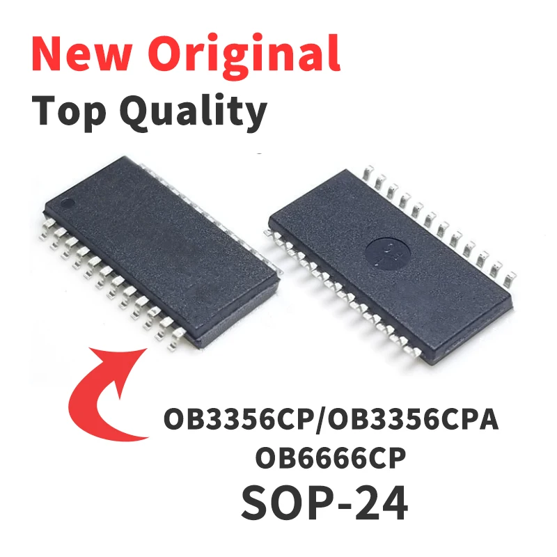 

5 шт. OB3356CP/OB3356CPA OB6666CP SMD SOP24, чип источника питания с ЖК-дисплеем, новый и оригинальный чип IC