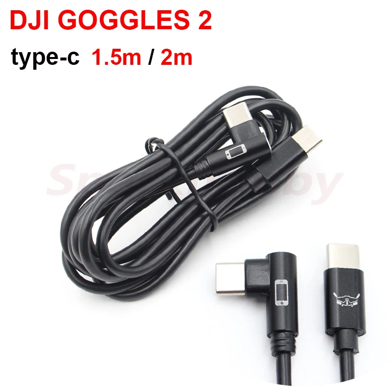 DJI GOGGLES 2 Glasses and Mobile Phone image transmission video connection OTG direct cable Type-C 1.5m / 2m Length for glasses