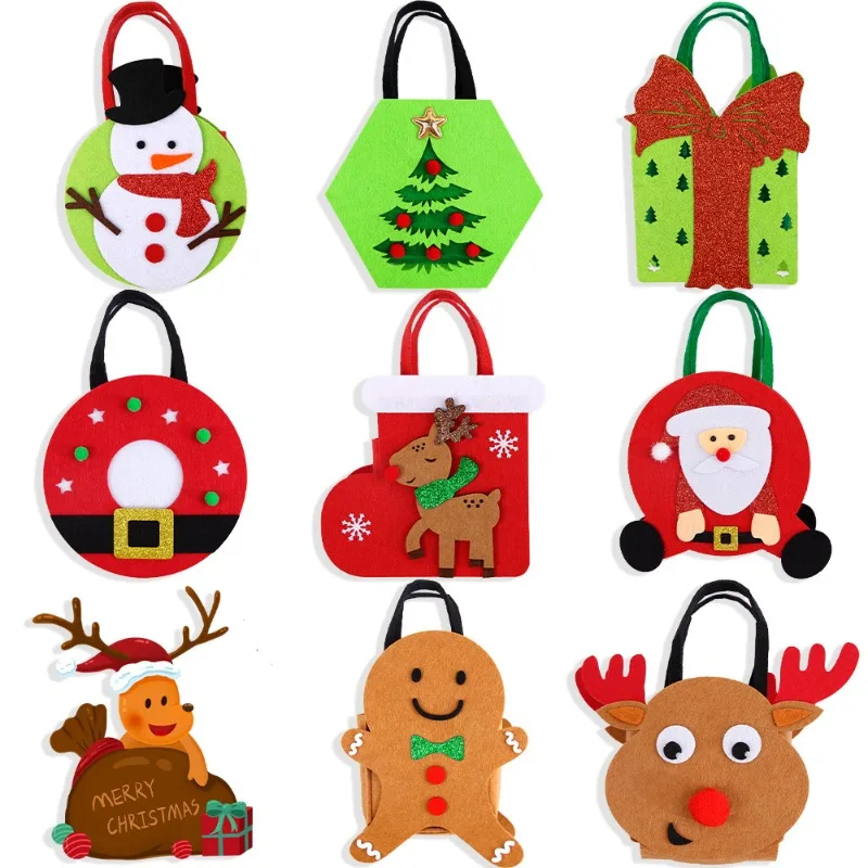 

Christmas Candy Cookie Bag Santa Claus Elk Xmas Gift Bag Christmas Ornaments Christmas Decorations 2023 Navidad New Year Decor