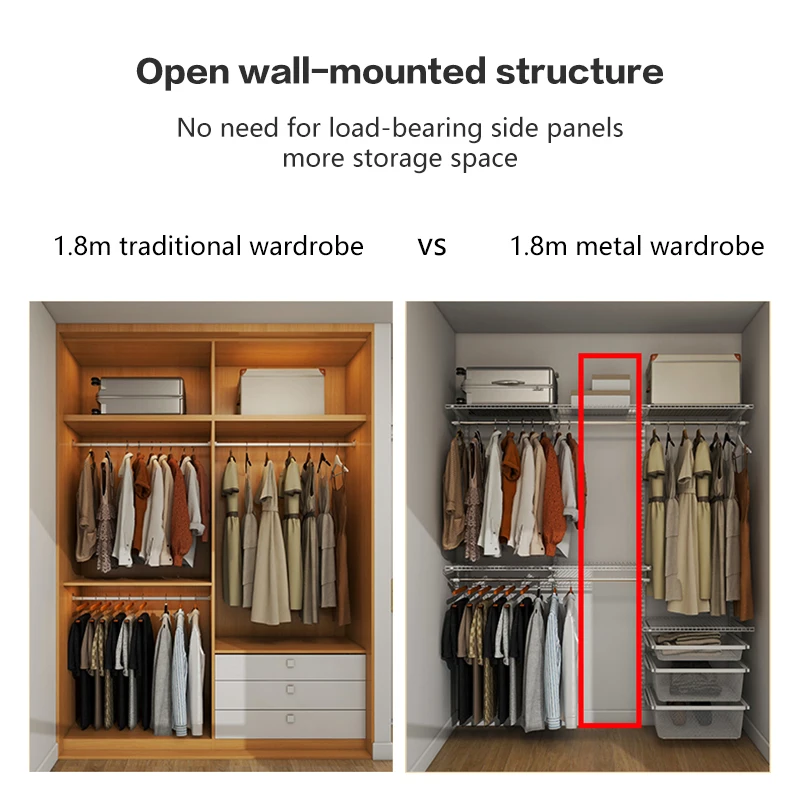 Металлический шкаф для спальни дома аренда комнаты простая сборка открытый