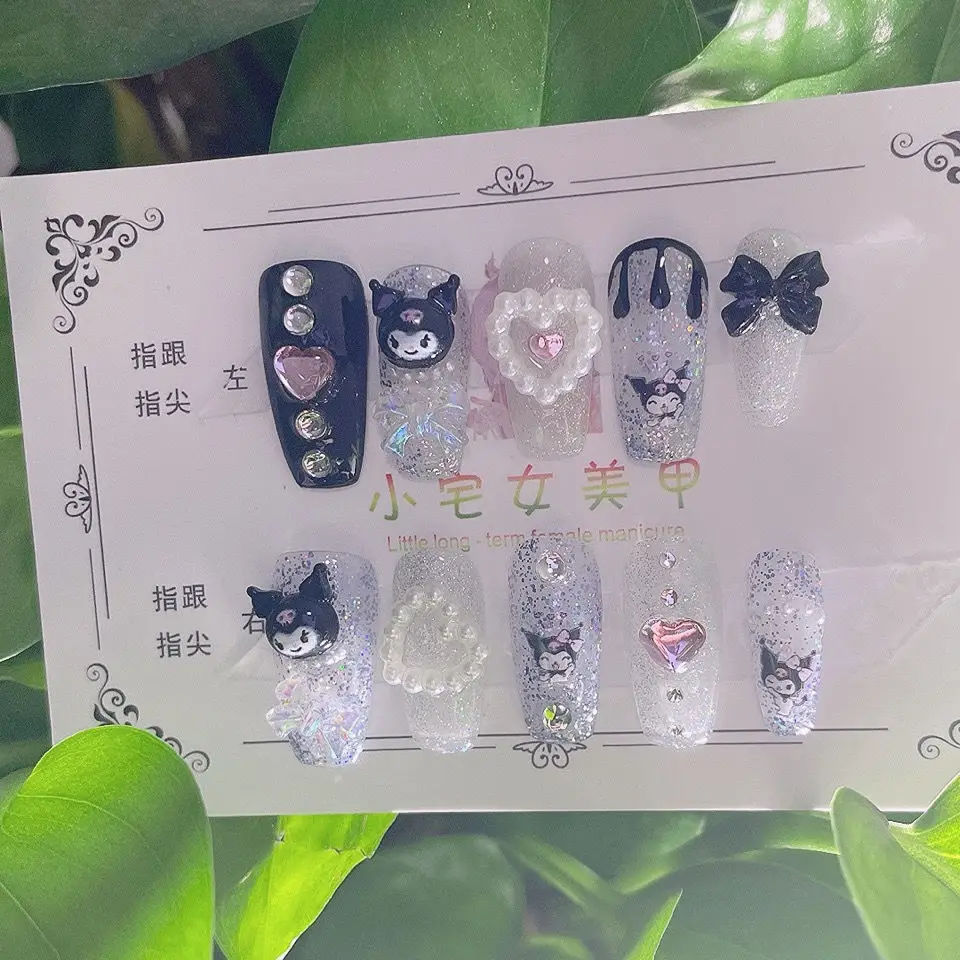 Стразы для ногтей разных размеров 3d кристалл Sanrio Kawaii аниме дамы милые Мультяшные