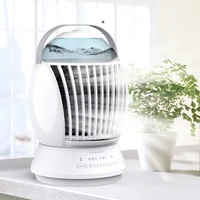 beutyone portable air conditioner desktop cooler fan small cold fan humidifier can shake head with touch keys 500ml water tank