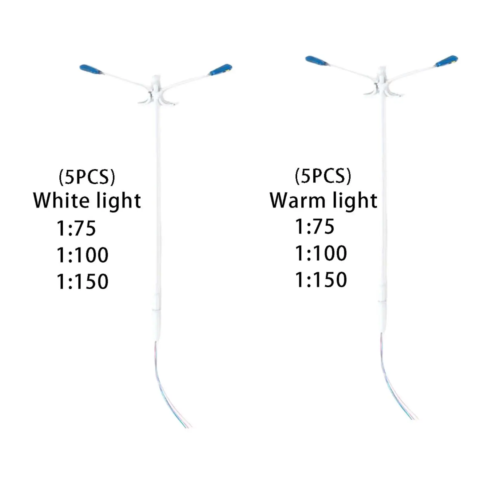 

Model Train Railway Lamp Model Playground Light Model Layout Lights for Diorama Sand Table Layout