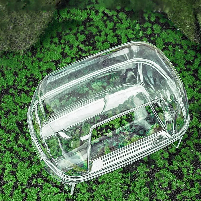 Ванна для хомяка прозрачный душ и комната копания клетка аксессуары ящик мусора