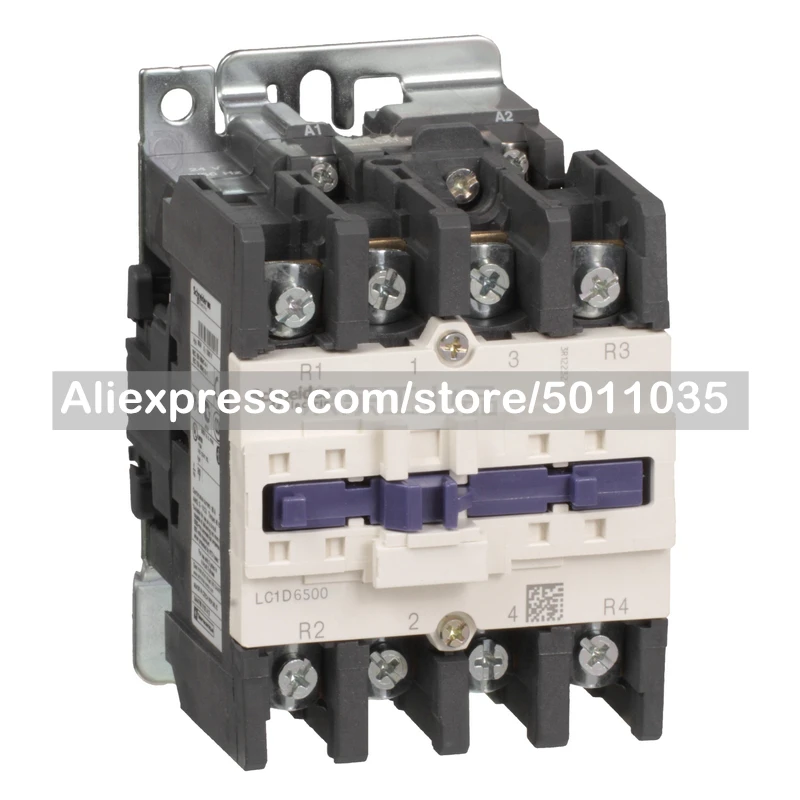 

LC1D65008M7 Schneider Electric imported TeSys D series four-pole contactor, 65A, 220V, 50/60Hz; LC1D65008M7
