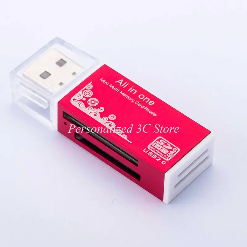 

4 в 1 устройство для чтения карт Micro SD адаптер SDHC MMC USB SD-память T-Flash M2 MS Duo USB 2,0 4 слота карта памяти